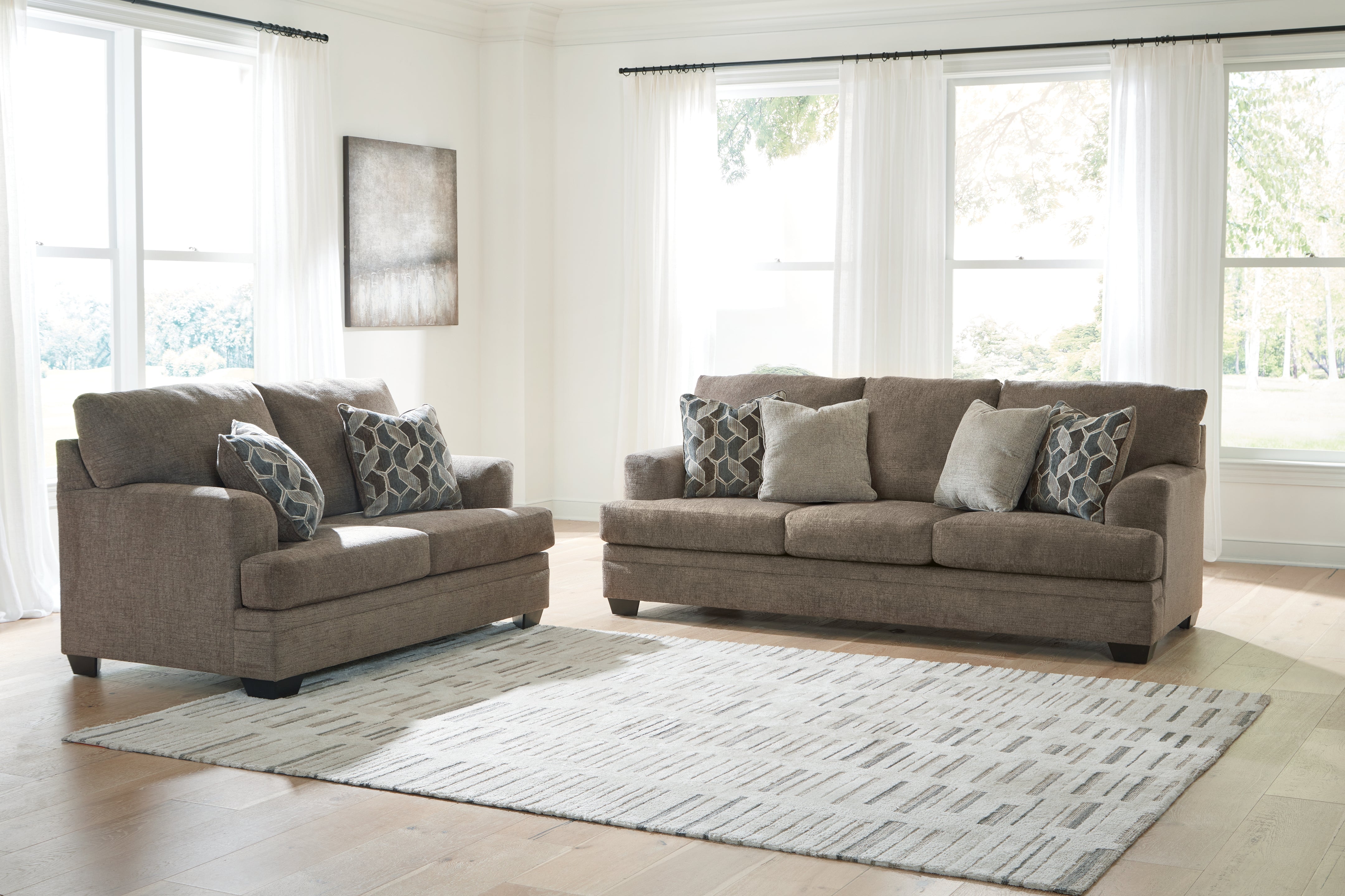 Homestyle Furniture - Ashley Furniture - Stonemeade Sofa and Loveseat - Sofa and Loveseat / Nutmeg - 59505U1