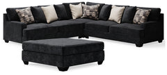 Homestyle Furniture - Ashley Furniture - Lavernett 3-Piece Sectional and Oversized Ottoman - 3-Piece Sectional and Oversized Ottoman - 59603U3