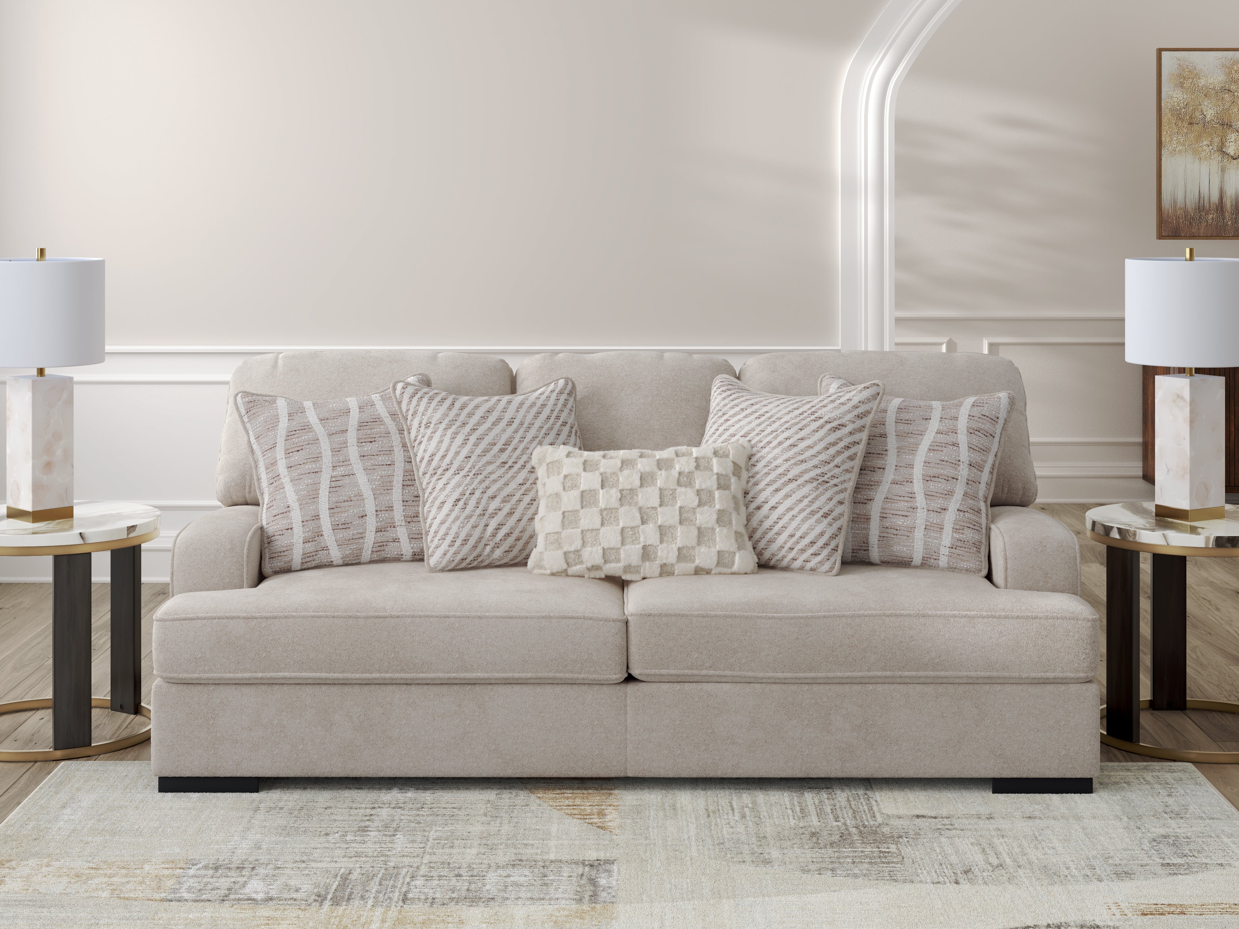 Homestyle Furniture - Ashley Furniture - High Profile Sofa - Sofa - 5990238