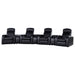Homestyle Furniture - Coaster - Cyrus 7-piece Upholstered Home Theater Seating - 600001-S4A