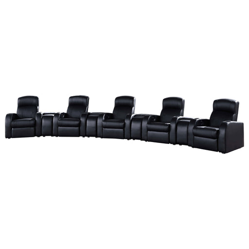 Homestyle Furniture - Coaster - Cyrus 9-piece Upholstered Home Theater Seating - 600001-S5A