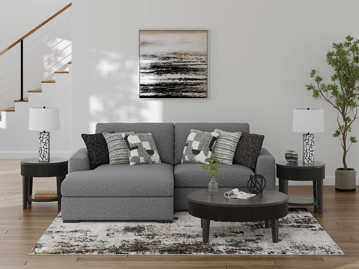 Homestyle Furniture - Ashley Furniture - Bealton 2-Piece Sectional with Chaise - RAF 2-Piece Sectional with Chaise - 61305S11