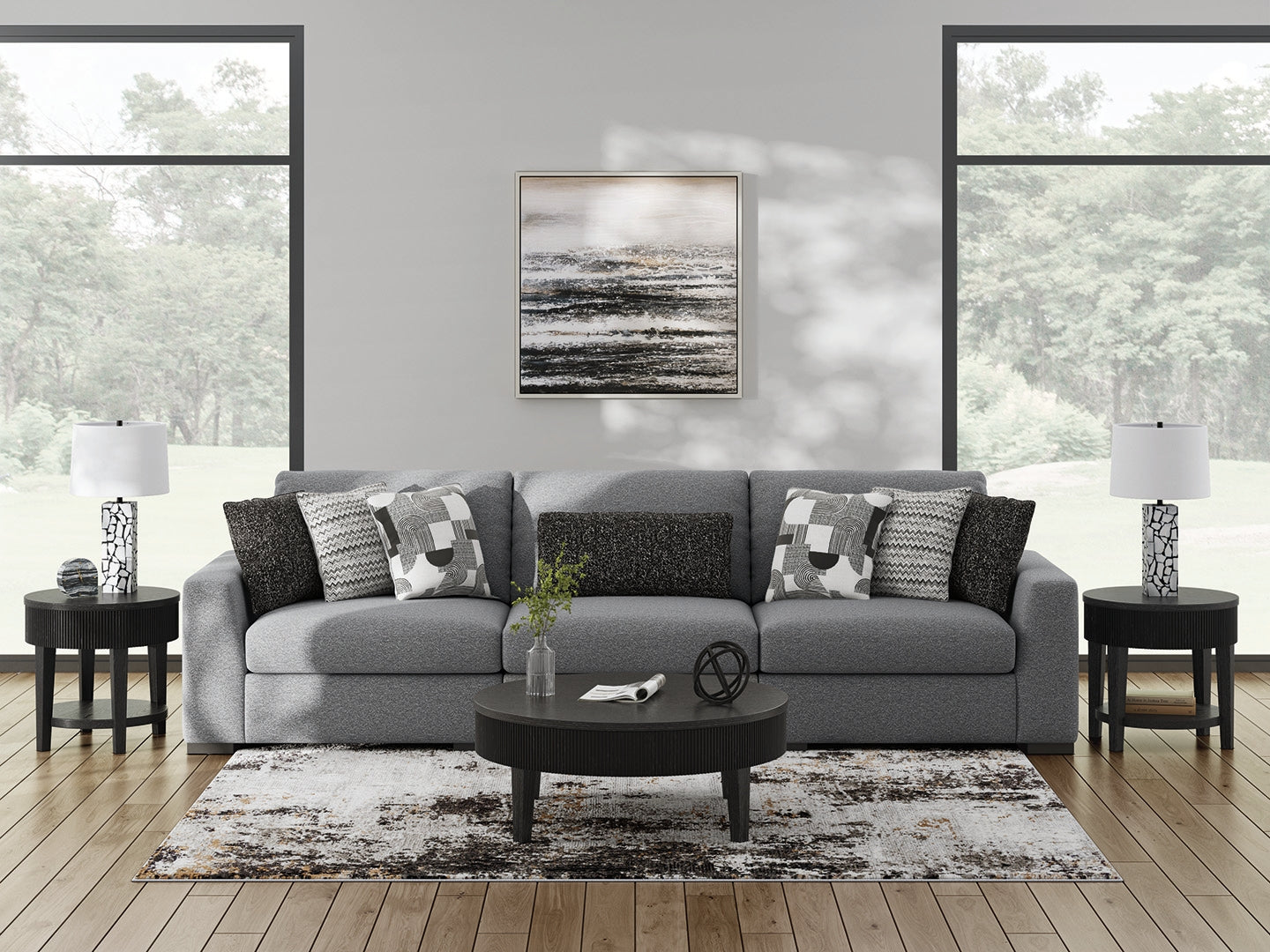 Homestyle Furniture - Ashley Furniture - Bealton 3-Piece Sectional - RAF 3-Piece Sectional - 61305S2