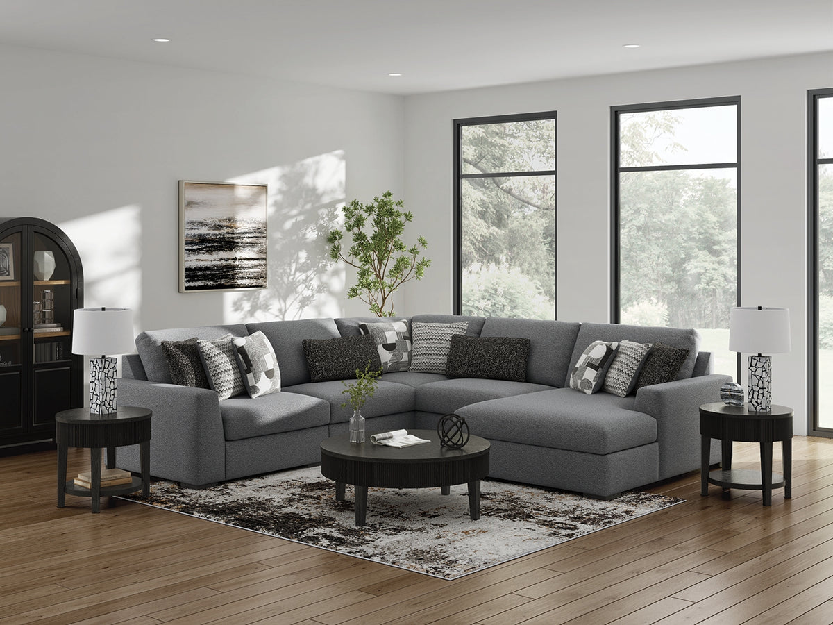 Homestyle Furniture - Ashley Furniture - Bealton 5-Piece Sectional with Chaise - RAF 5-Piece Sectional with Chaise - 61305S7