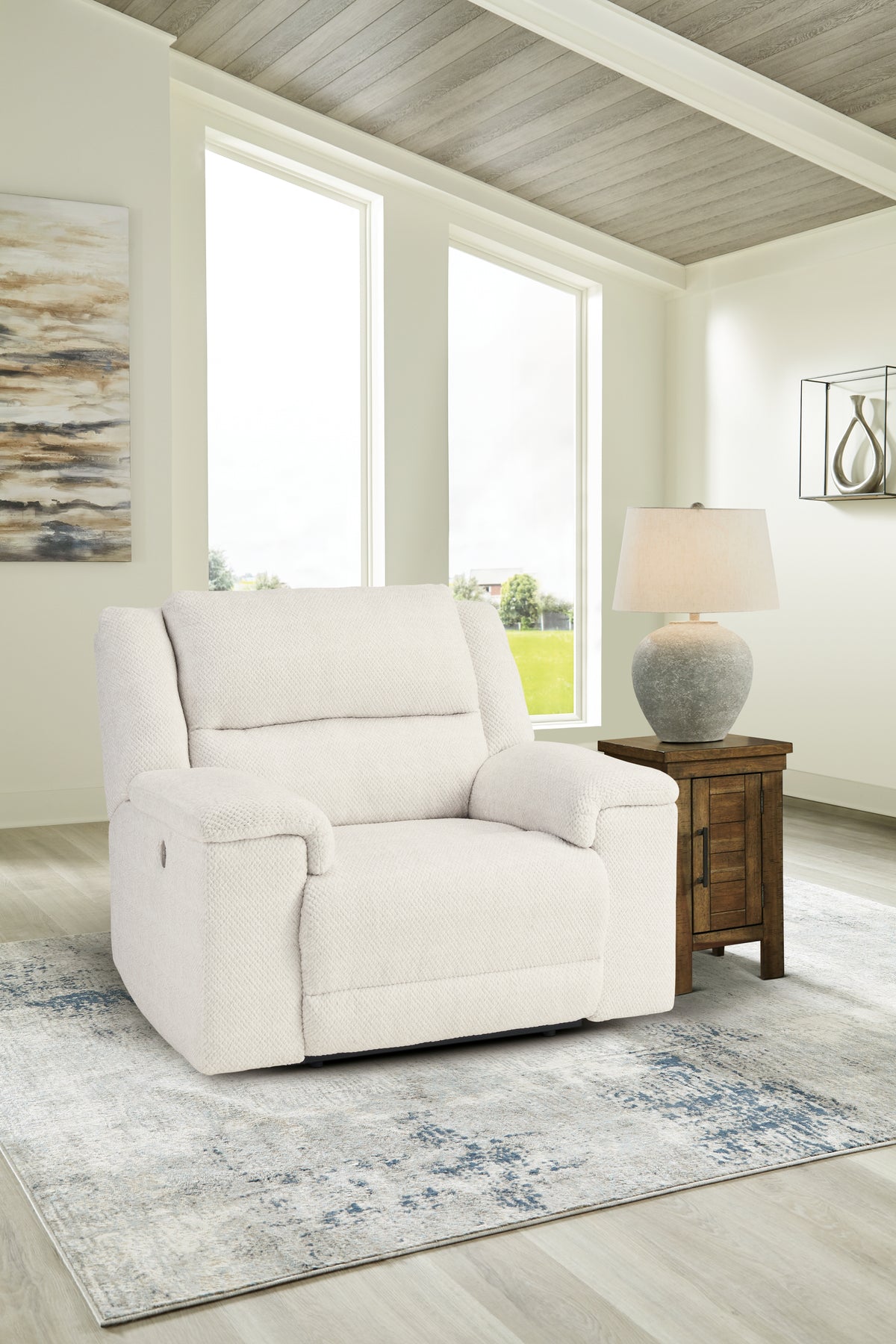 Homestyle Furniture - Ashley Furniture - Keensburg Oversized Power Recliner - Wide Seat Power Recliner - 6180782