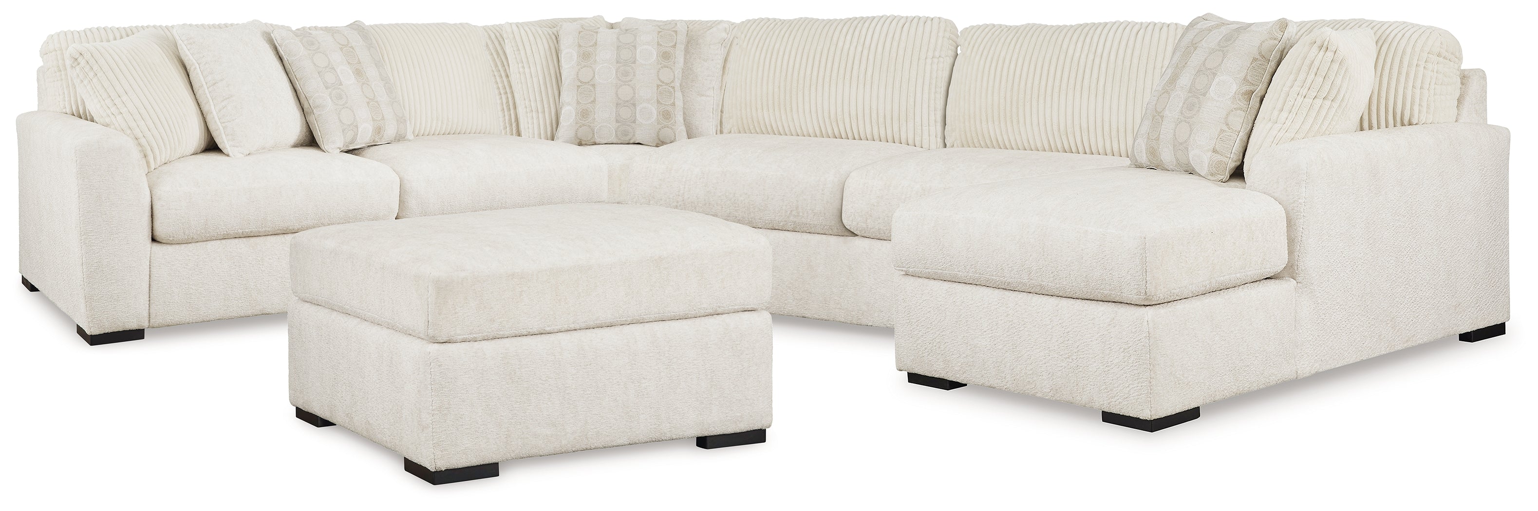 Homestyle Furniture - Ashley Furniture - Chessington 4-Piece Sectional and Oversized Accent Ottoman - 4-Piece Sectional and Oversized Accent Ottoman - 61904U1