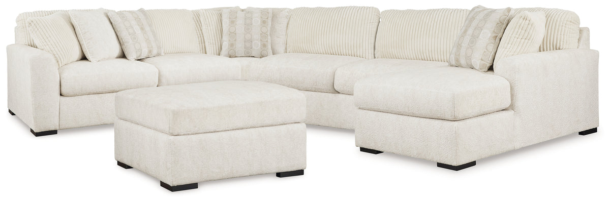 Homestyle Furniture - Ashley Furniture - Chessington 4-Piece Sectional and Oversized Accent Ottoman - 4-Piece Sectional and Oversized Accent Ottoman - 61904U1
