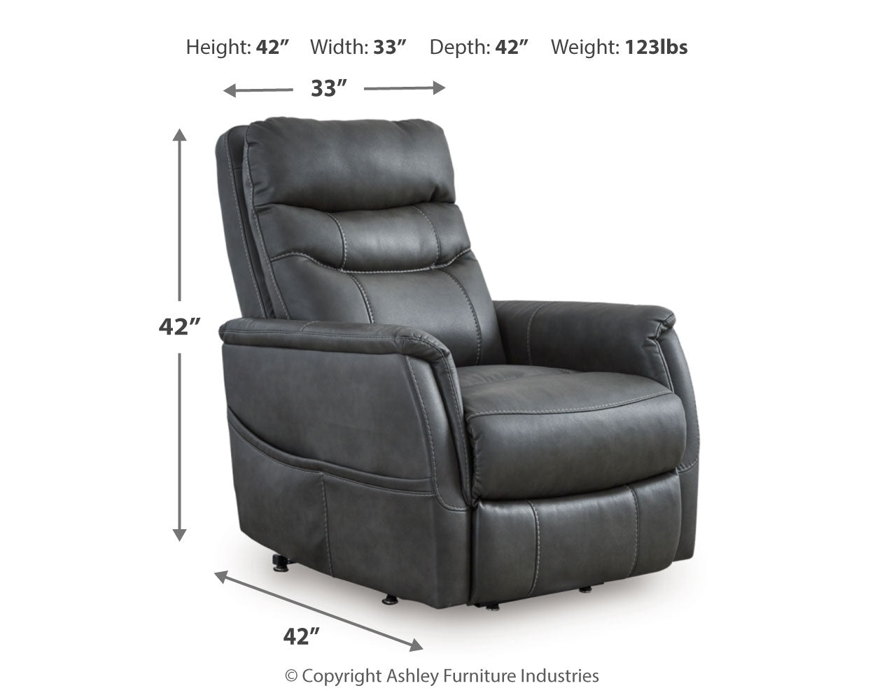 Homestyle Furniture - Ashley Furniture - Strawbill Power Lift
