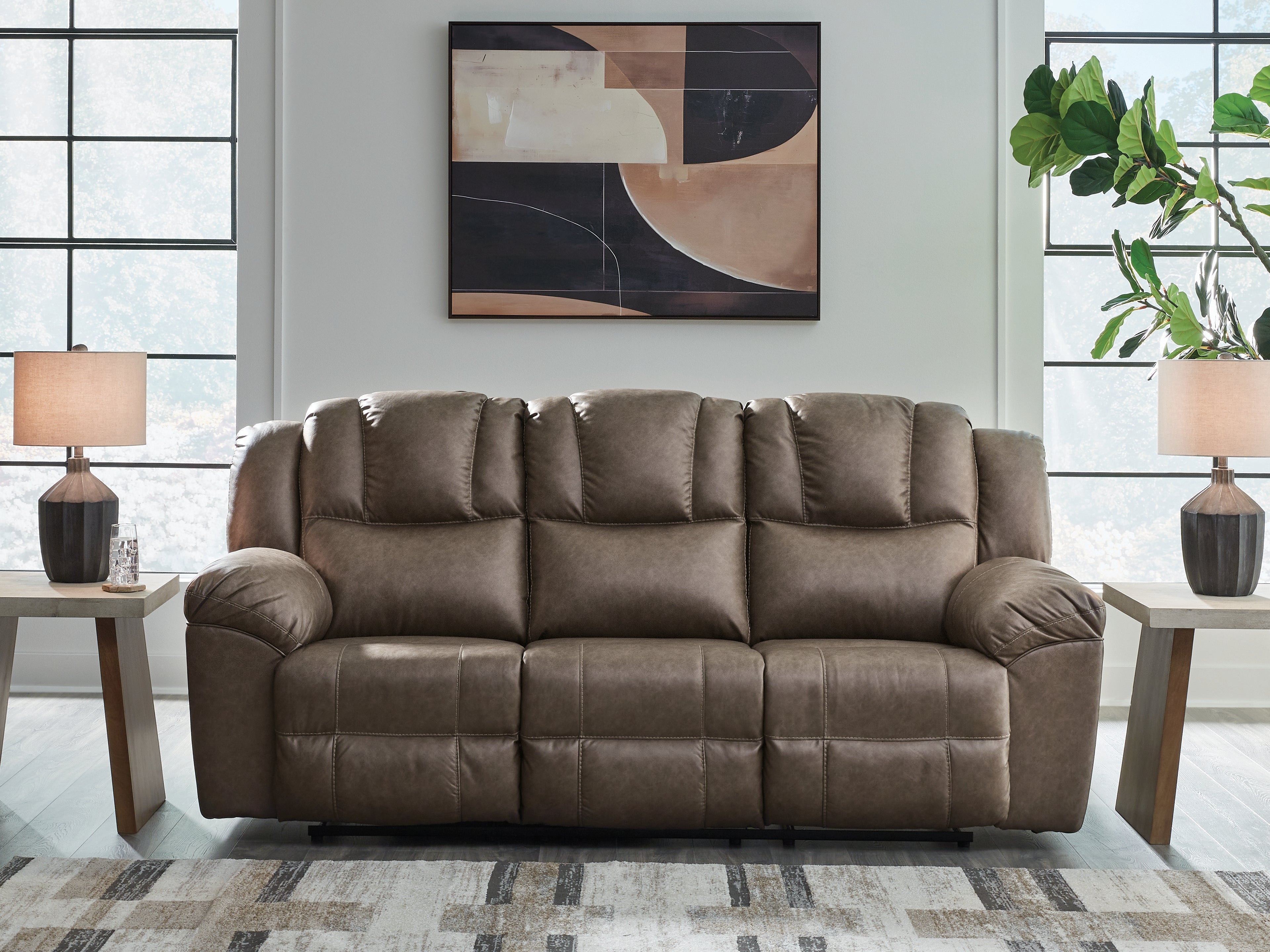 Homestyle Furniture - Ashley Furniture - Lowilla Reclining Sofa - Reclining Sofa - PC6450688