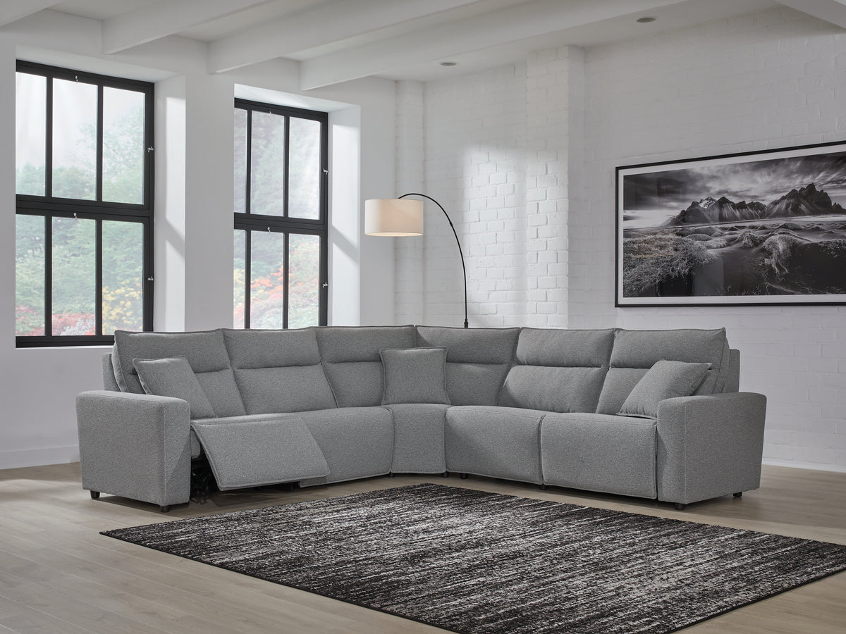 Homestyle Furniture - Ashley Furniture - ModMax II 5-Piece Power Reclining Sectional - 5-Piece Power Reclining Sectional - 65906S8
