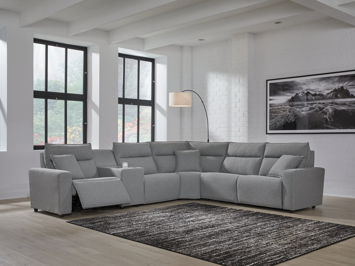 Homestyle Furniture - Ashley Furniture - ModMax II 6-Piece Power Reclining Sectional - 6-Piece Power Reclining Sectional - 65906S10