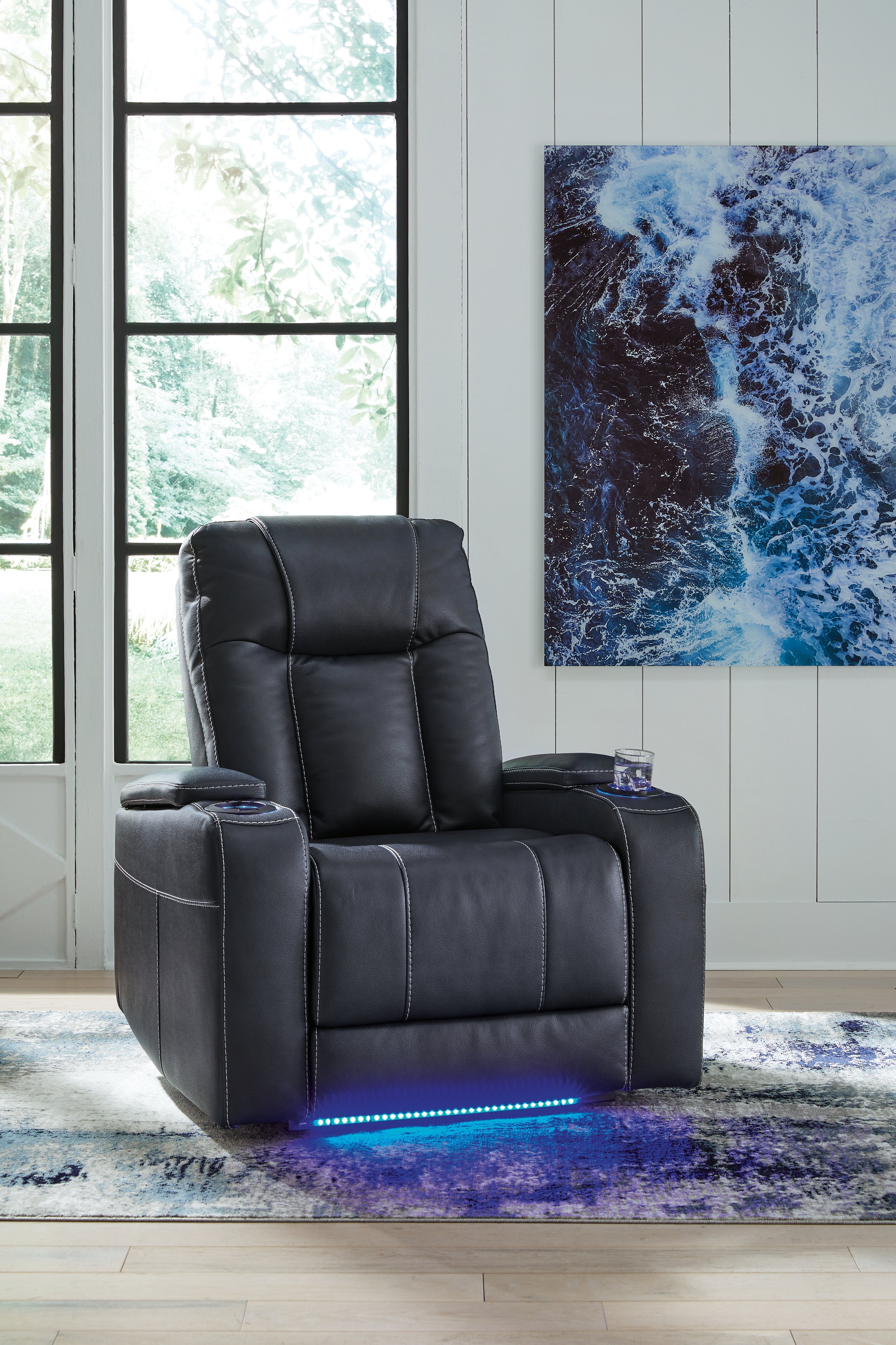 Homestyle Furniture - Ashley Furniture - Feazada Power Recliner - PWR Recliner/ADJ Headrest - 6620613