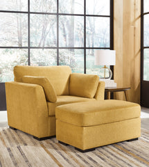 Homestyle Furniture - Ashley Furniture - Keerwick Oversized Chair and Ottoman - Oversized Chair and Ottoman - 67506U2