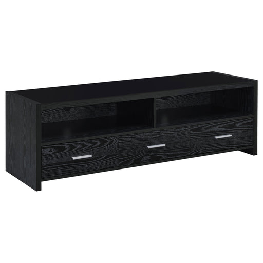 Homestyle Furniture - Coaster - Alton 3-drawer Engineered Wood 62-inch TV Stand Black Oak - 700645