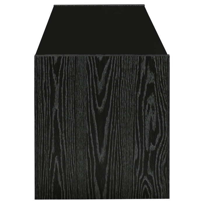 Alton 3-drawer Engineered Wood 62-inch TV Stand Black Oak