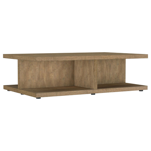 Homestyle Furniture - Coaster - Cortona Square Engineered Wood Cocktail Coffee Table Mango - 706178