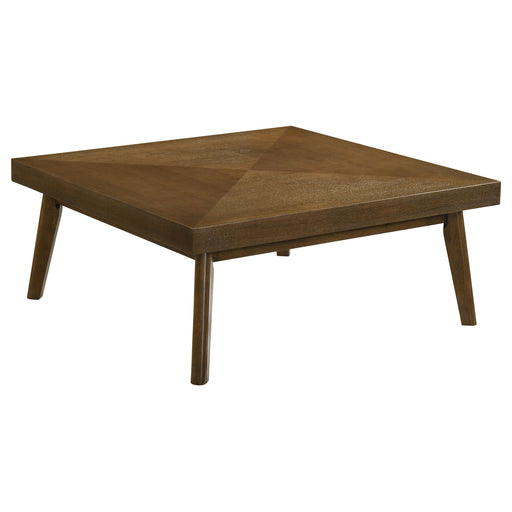 Homestyle Furniture - Coaster - Westerly Square Wood Coffee Table Walnut Brown - 707798