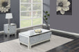 Homestyle Furniture - Coaster - Gillian 2-piece Mirrored Coffee and End Table Set Silver - 722498-S2