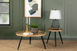 Homestyle Furniture - Coaster - Zoe 2-piece Mango Wood Coffee and End Table Set Natural - 736108-S2