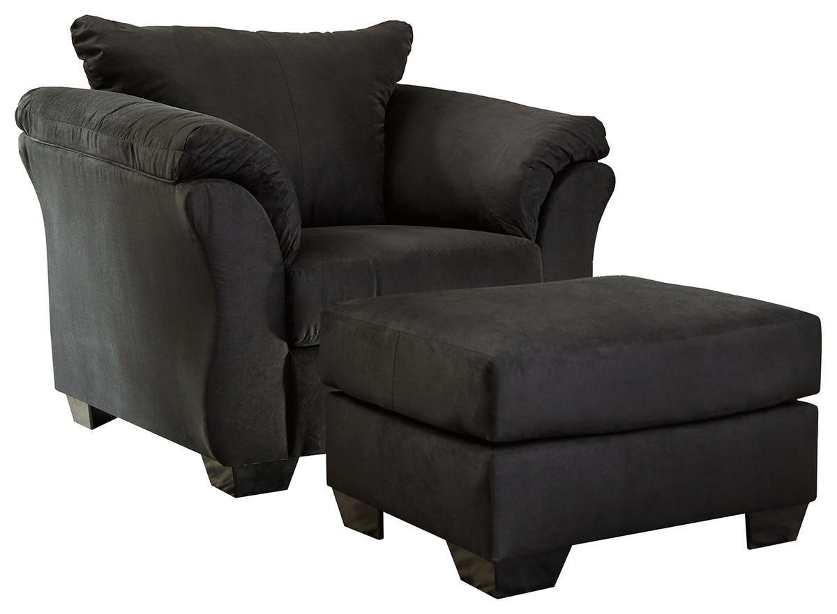 Homestyle Furniture - Ashley Furniture - Darcy Chair and Ottoman - Chair and Ottoman - 75008U3