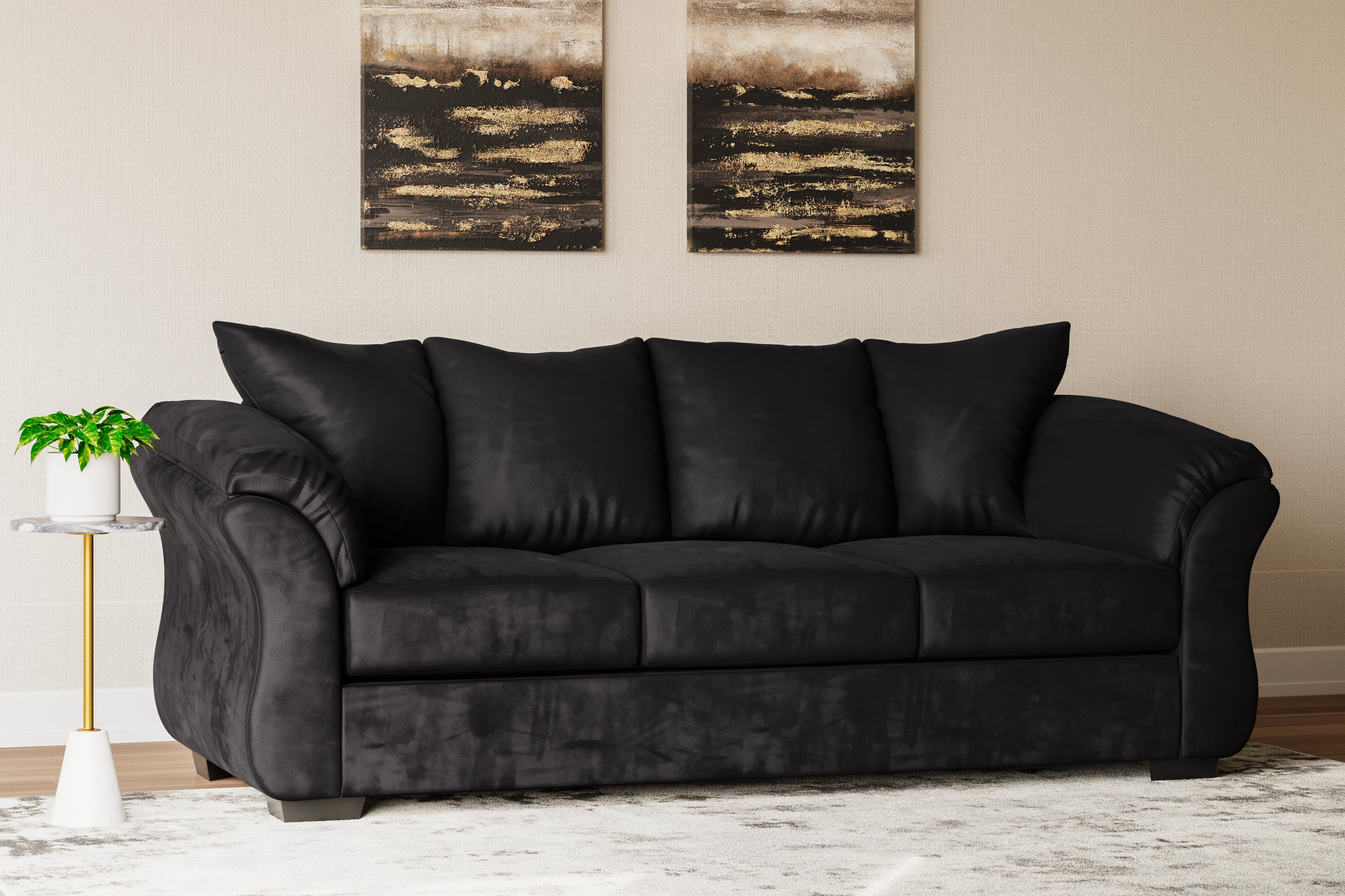 Homestyle Furniture - Ashley Furniture - Darcy Sofa - Sofa / Black - 7500838