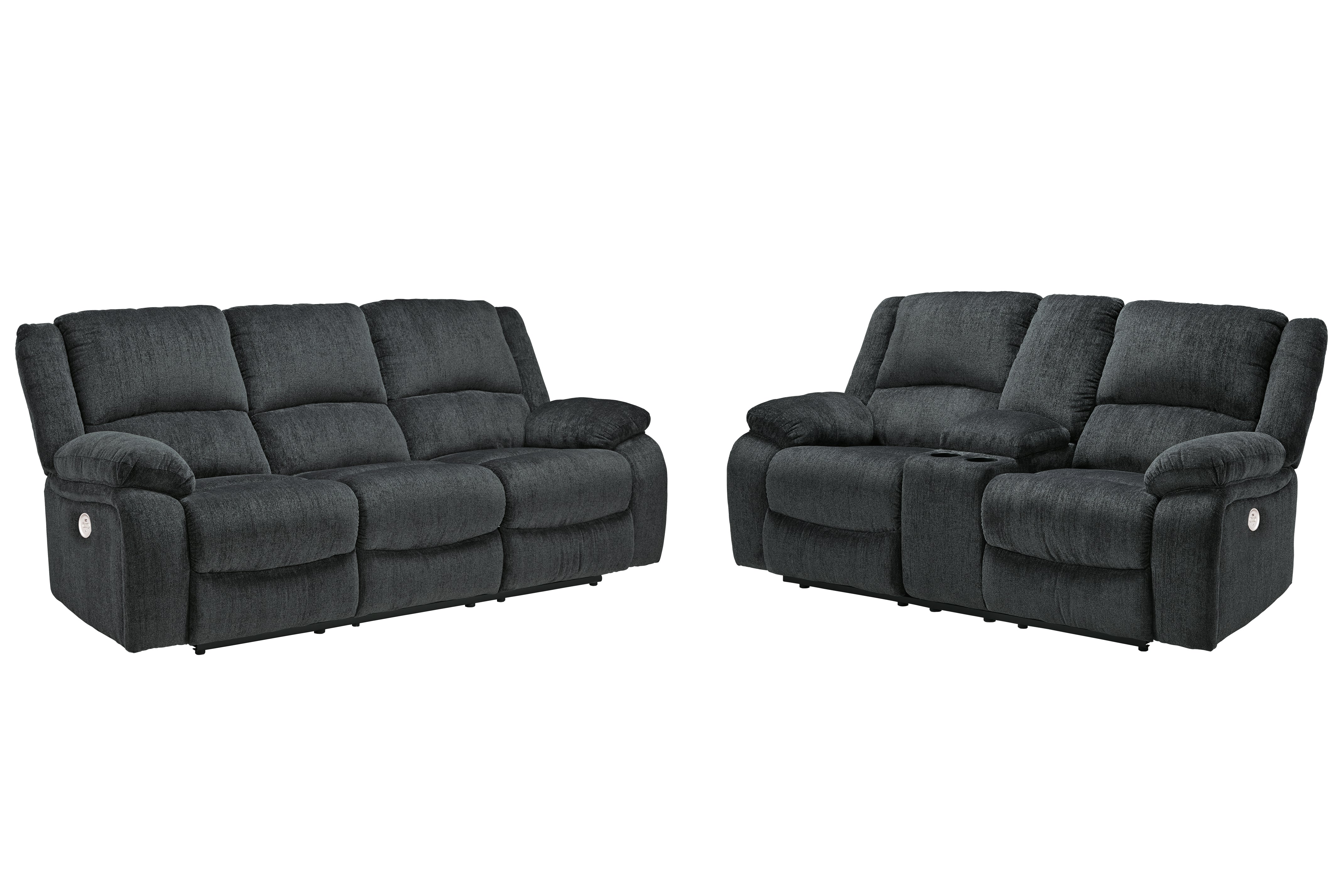 Homestyle Furniture - Ashley Furniture - Draycoll Power Reclining Sofa and Loveseat - Power Reclining Sofa and Loveseat - 76504U2