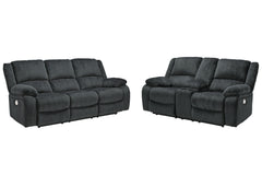 Homestyle Furniture - Ashley Furniture - Draycoll Power Reclining Sofa and Loveseat - Power Reclining Sofa and Loveseat - 76504U2
