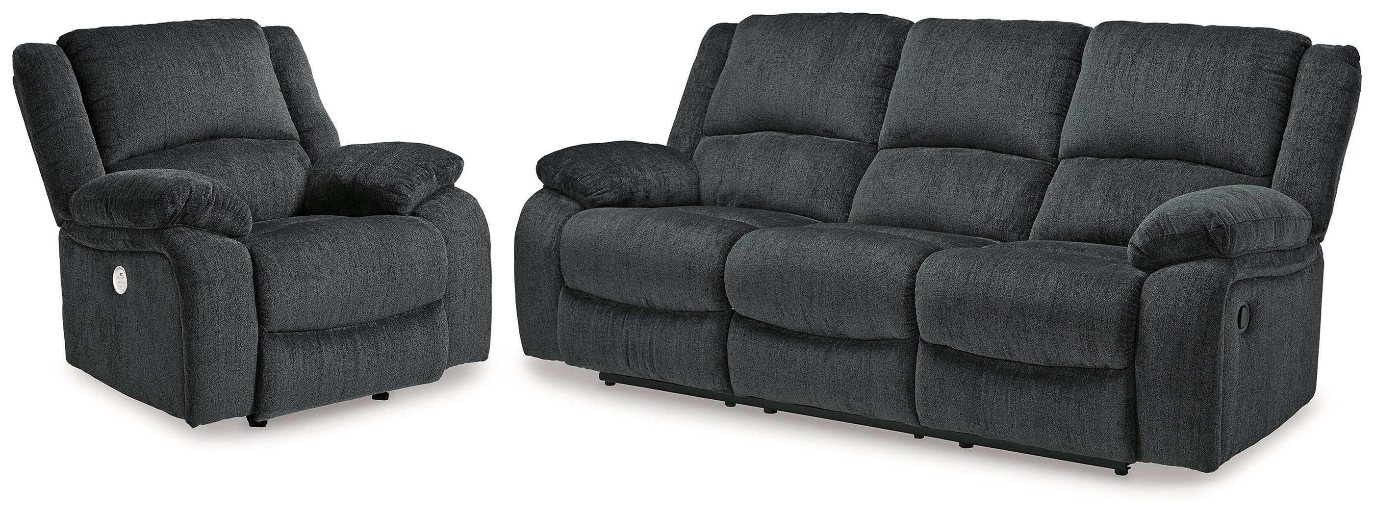 Homestyle Furniture - Ashley Furniture - Draycoll Reclining Sofa and Power Recliner - Reclining Sofa and Power Recliner - 76504U9