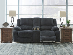 Homestyle Furniture - Ashley Furniture - Draycoll Reclining Loveseat with Console - DBL Rec Loveseat w/Console - 7650494