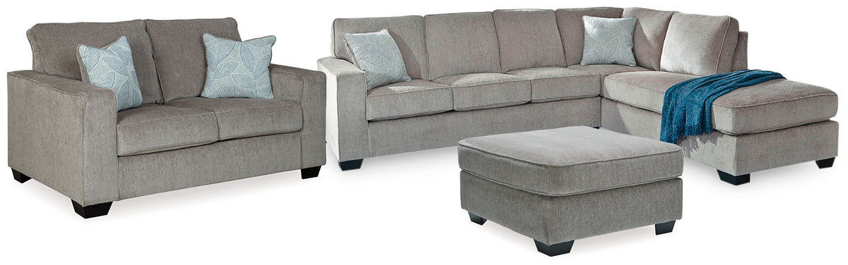 Homestyle Furniture - Ashley Furniture - Altari 2-Piece Sleeper Sectional, Loveseat and Ottoman - 2-Piece Sleeper Sectional, Loveseat and Ottoman - 87214U6