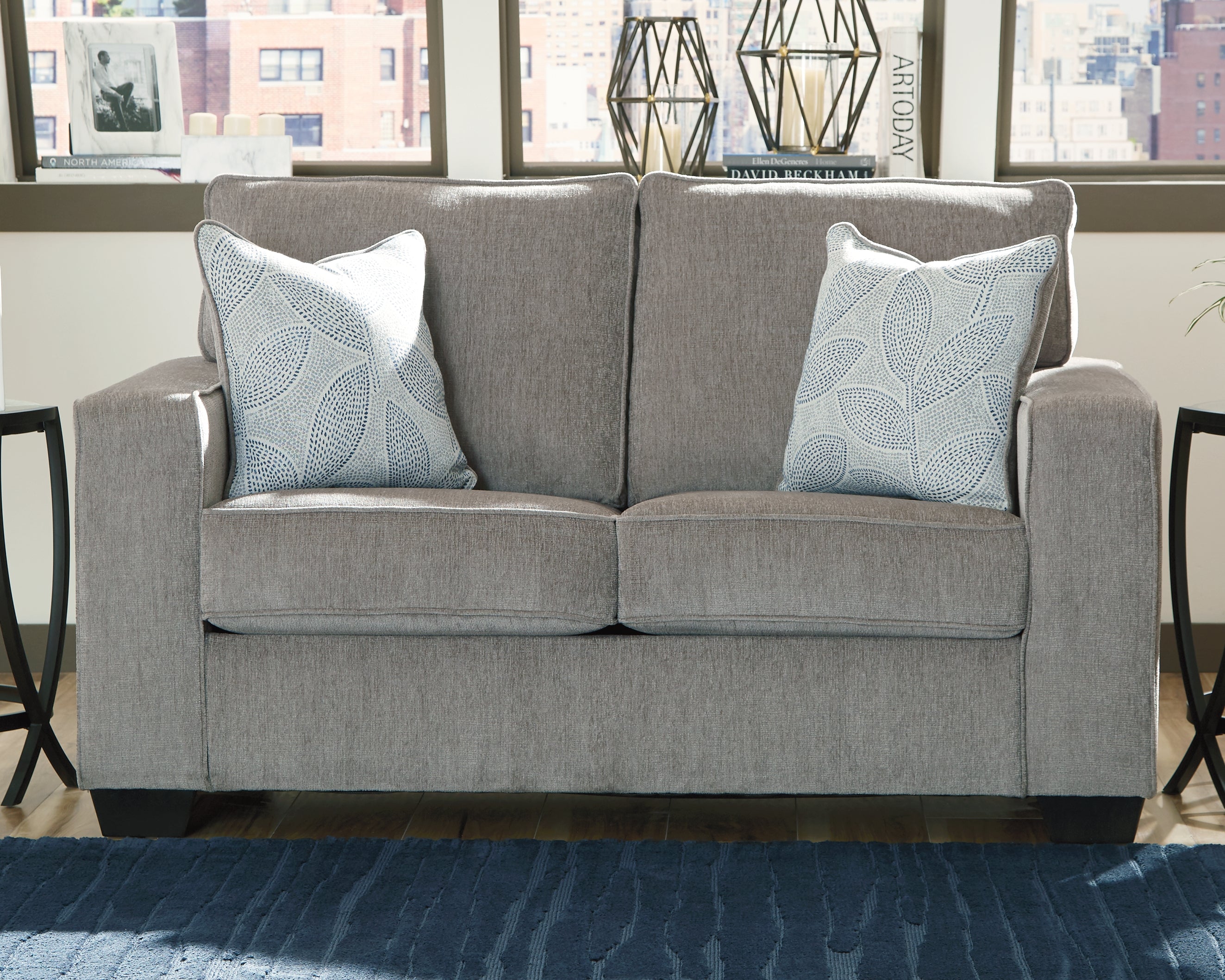 Homestyle Furniture - Ashley Furniture - Altari Loveseat - Loveseat / Alloy - 8721435