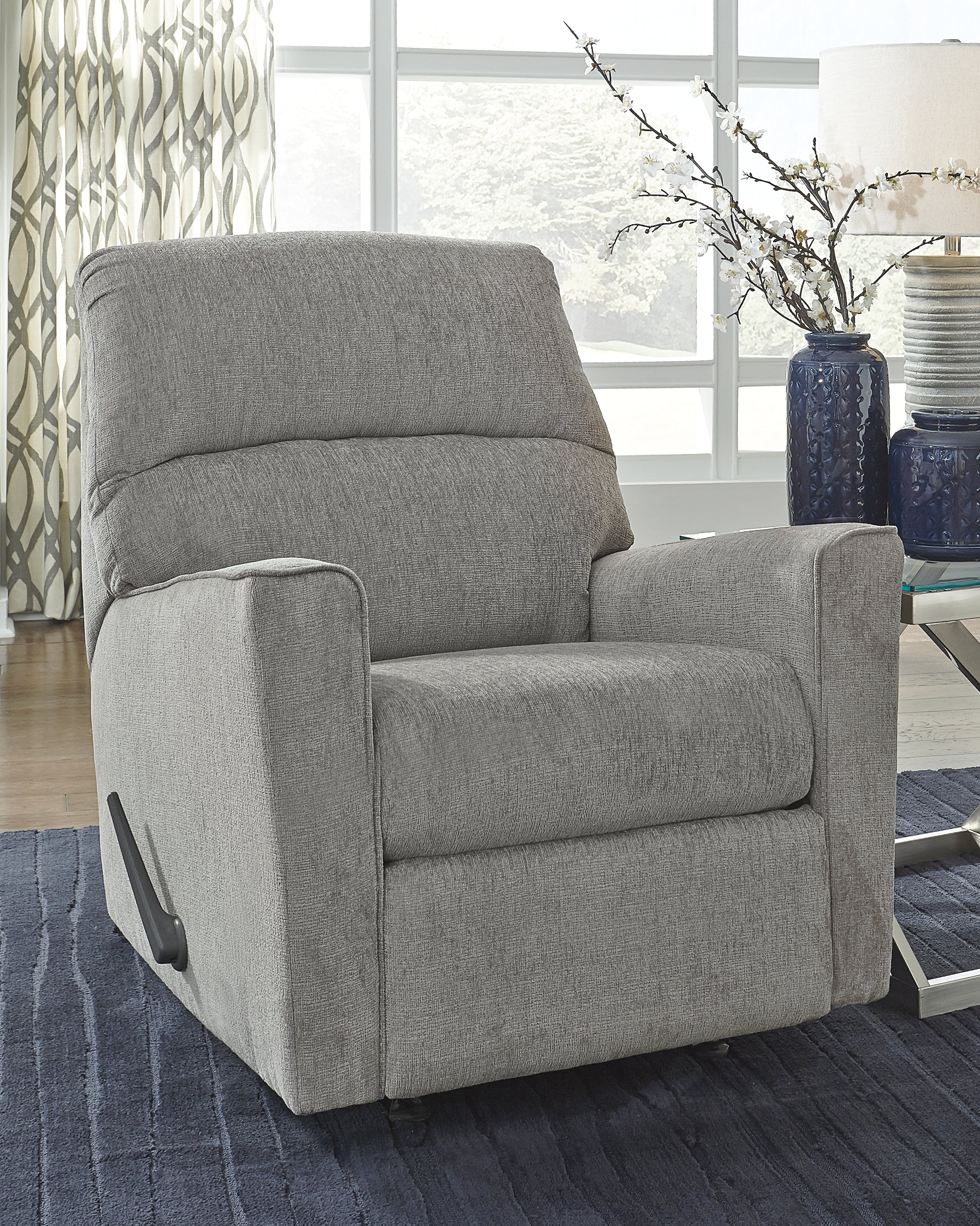 Homestyle Furniture - Ashley Furniture - Altari Recliner - Rocker Recliner / Alloy - 8721425