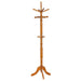 Homestyle Furniture - Coaster - Achelle 11 Hook Freestanding Coat Rack Hanger Golden Brown - 900759
