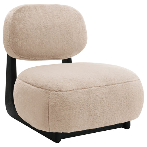 Homestyle Furniture - Coaster - Duffie Upholstered Armless Accent Chair Camel - 903097
