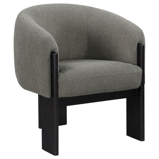 Homestyle Furniture - Coaster - Valdez Boucle Upholstered Barrel Back Accent Chair Brown - 903166