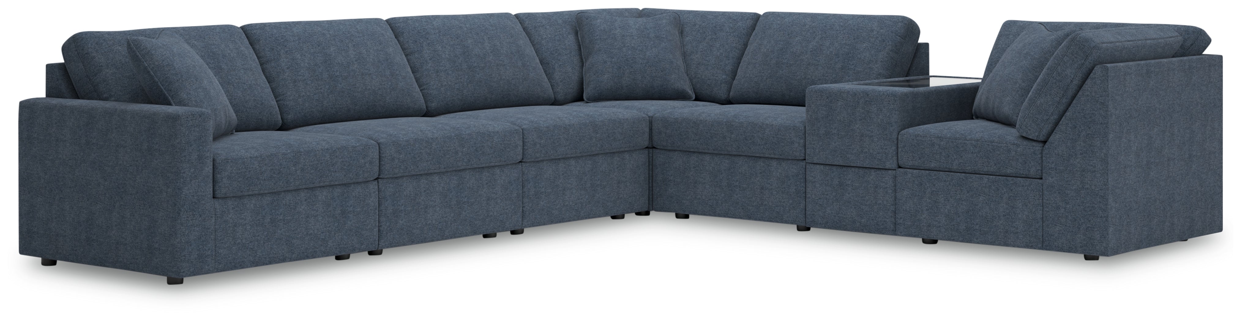 Homestyle Furniture - Ashley Furniture - Modmax 7-Piece Sectional - RAF 7-Piece Sectional / Ink - 92101S33