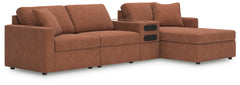 Homestyle Furniture - Ashley Furniture - Modmax 4-Piece Sectional with Chaise - RAF 4-Piece Sectional with Chaise - 92102S37