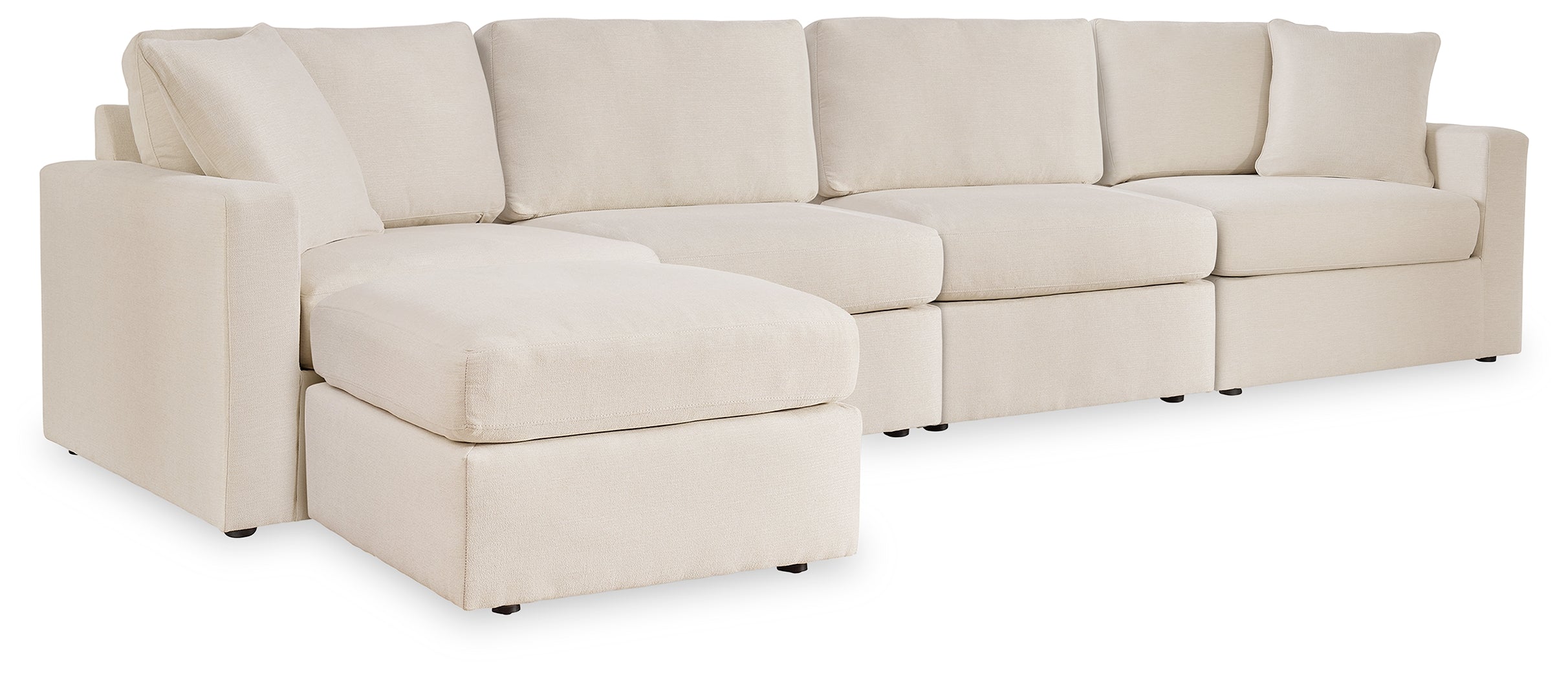 Homestyle Furniture - Ashley Furniture - Modmax 4-Piece Sectional and Ottoman - 4-Piece Sectional and Ottoman / Oyster - 92103U2