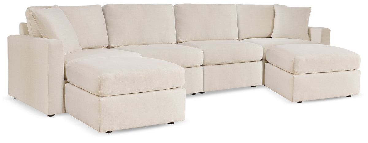 Homestyle Furniture - Ashley Furniture - Modmax 4-Piece Sectional and 2 Ottomans - 4-Piece Sectional and 2 Ottomans - 92103U1