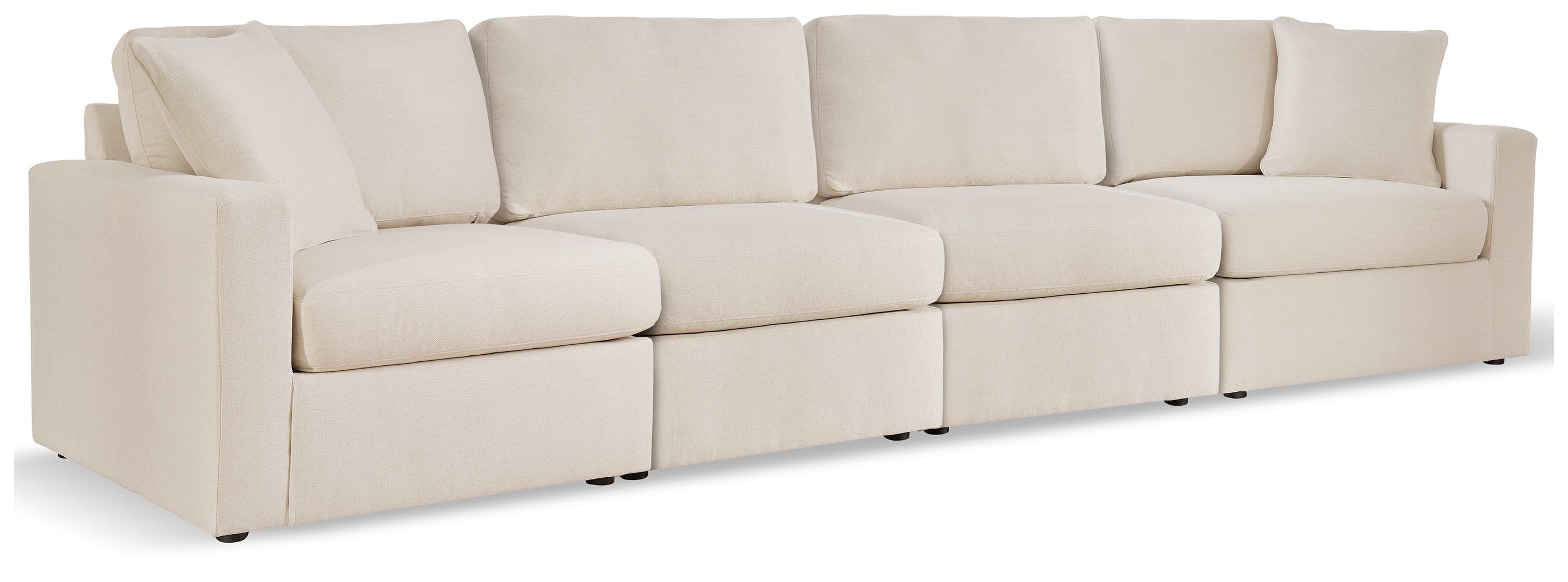 Homestyle Furniture - Ashley Furniture - Modmax 4-Piece Sectional - RAF 4-Piece Sectional / Oyster - 92103S10