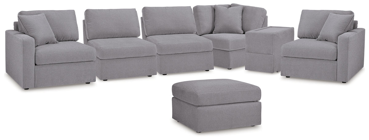 Homestyle Furniture - Ashley Furniture - Modmax 6-Piece Sectional and Ottoman - 6-Piece Sectional and Ottoman - 92104U16