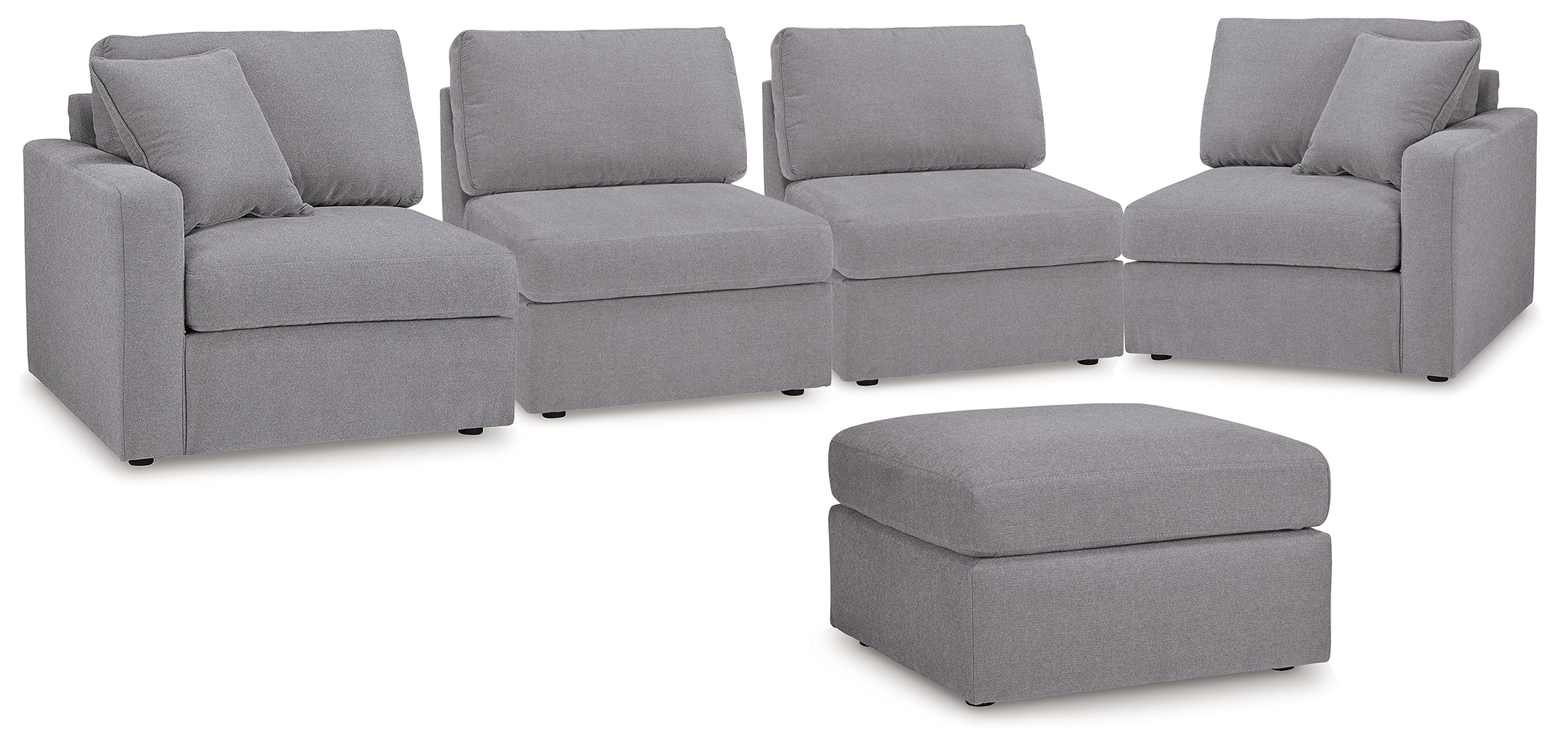 Homestyle Furniture - Ashley Furniture - Modmax 4-Piece Sectional and Ottoman - 4-Piece Sectional and Ottoman - 92104U2