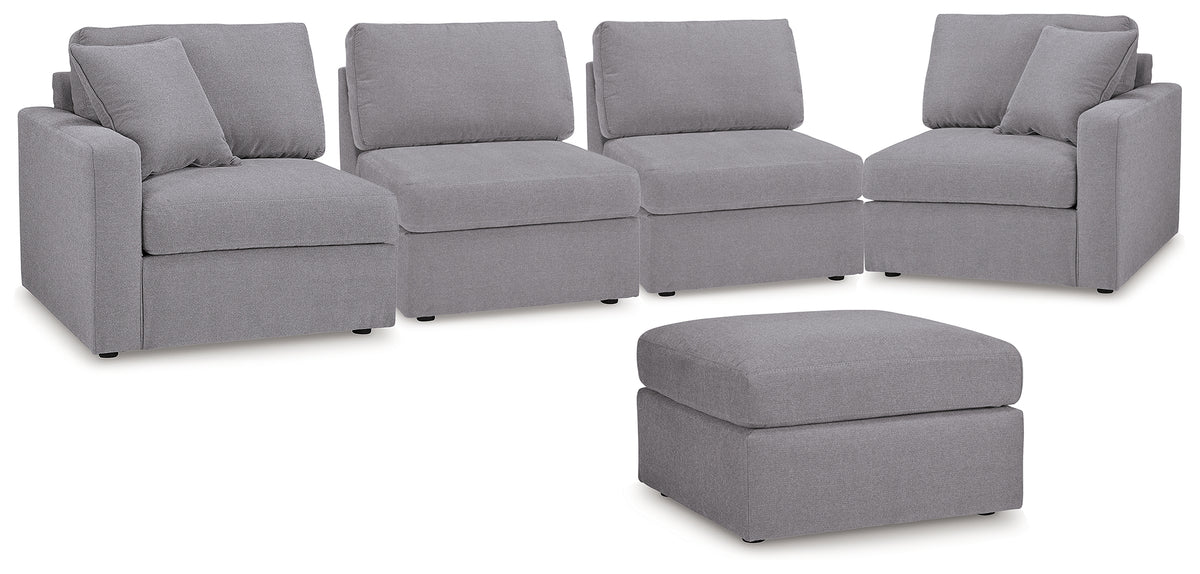 Homestyle Furniture - Ashley Furniture - Modmax 4-Piece Sectional and Ottoman - 4-Piece Sectional and Ottoman - 92104U2