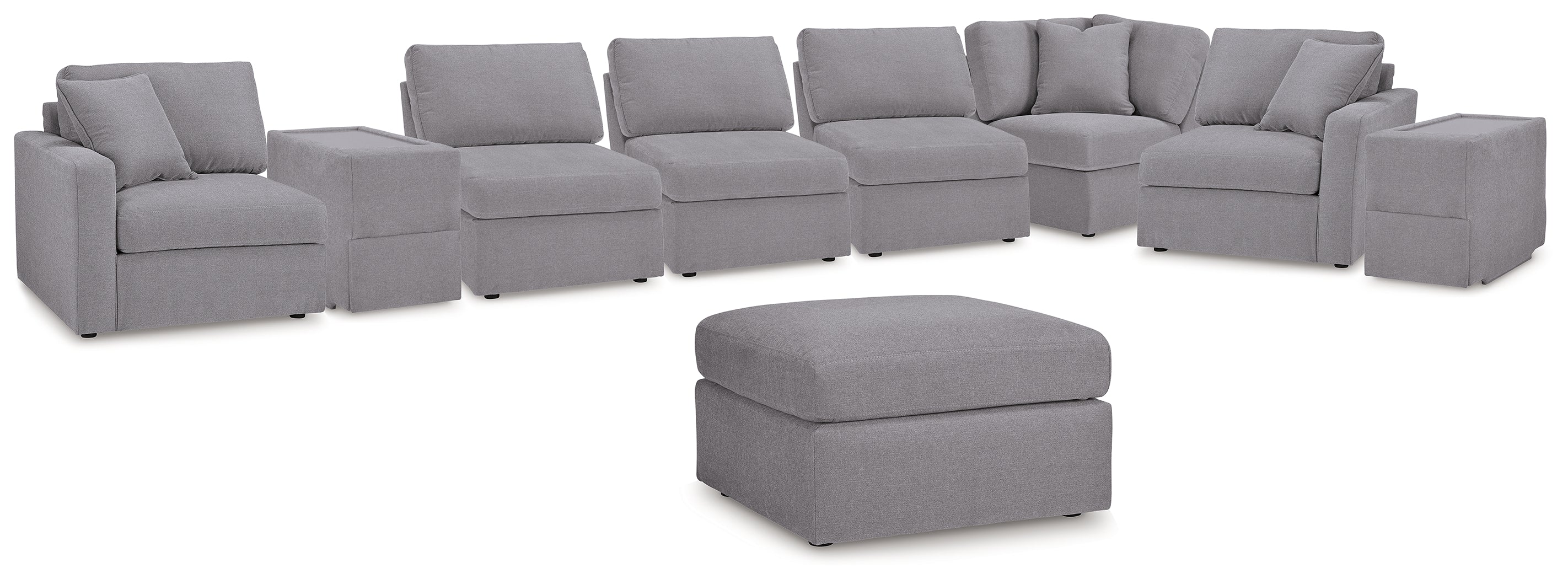 Homestyle Furniture - Ashley Furniture - Modmax 8-Piece Sectional and Ottoman - 8-Piece Sectional and Ottoman - 92104U3