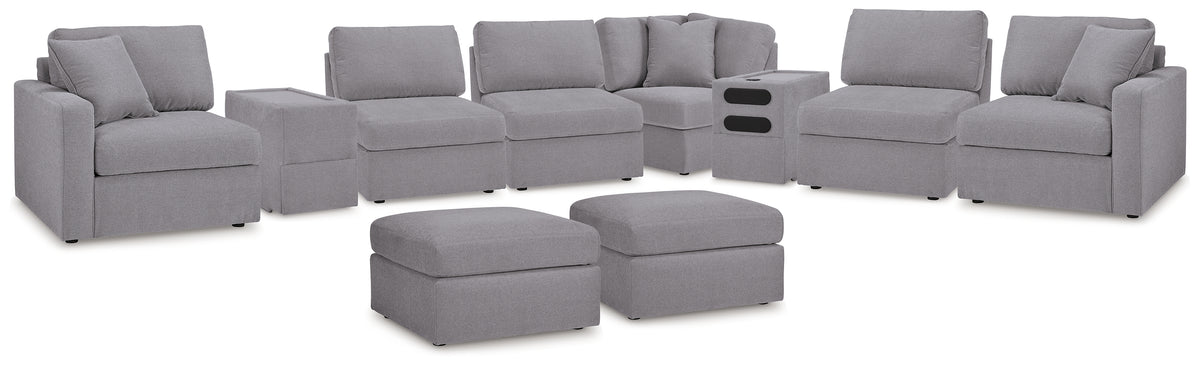 Homestyle Furniture - Ashley Furniture - Modmax 8-Piece Sectional and 2 Ottomans - 8-Piece Sectional and 2 Ottomans - 92104U13