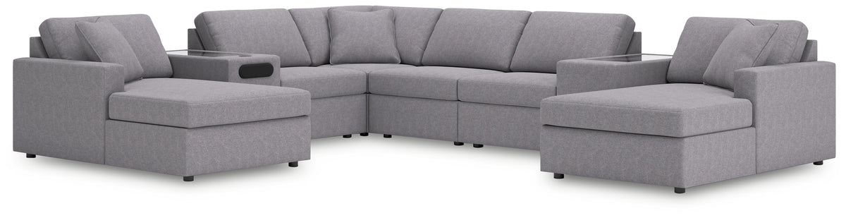 Homestyle Furniture - Ashley Furniture - Modmax 8-Piece Sectional with Chaise - RAF 8-Piece Sectional with Chaise - 92104S31
