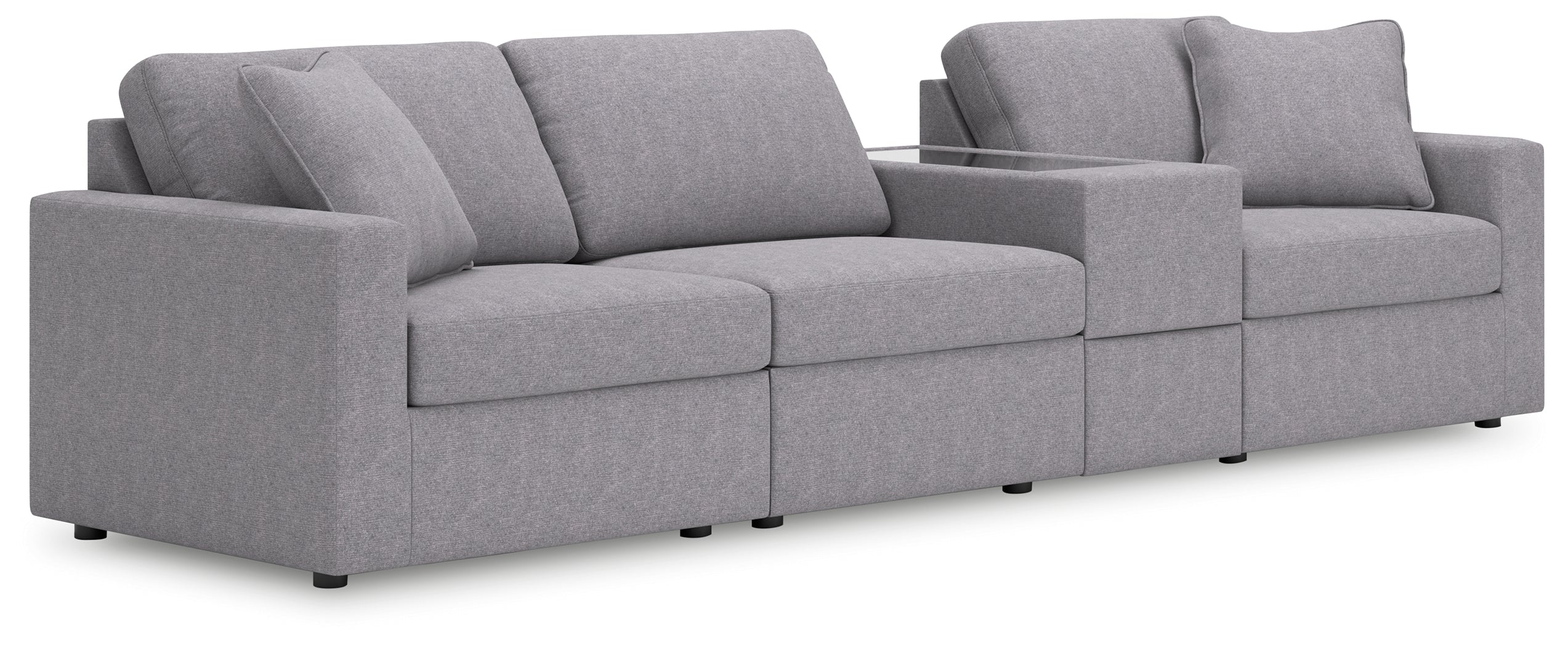 Homestyle Furniture - Ashley Furniture - Modmax 4-Piece Sectional - RAF 4-Piece Sectional / Granite - 92104S29