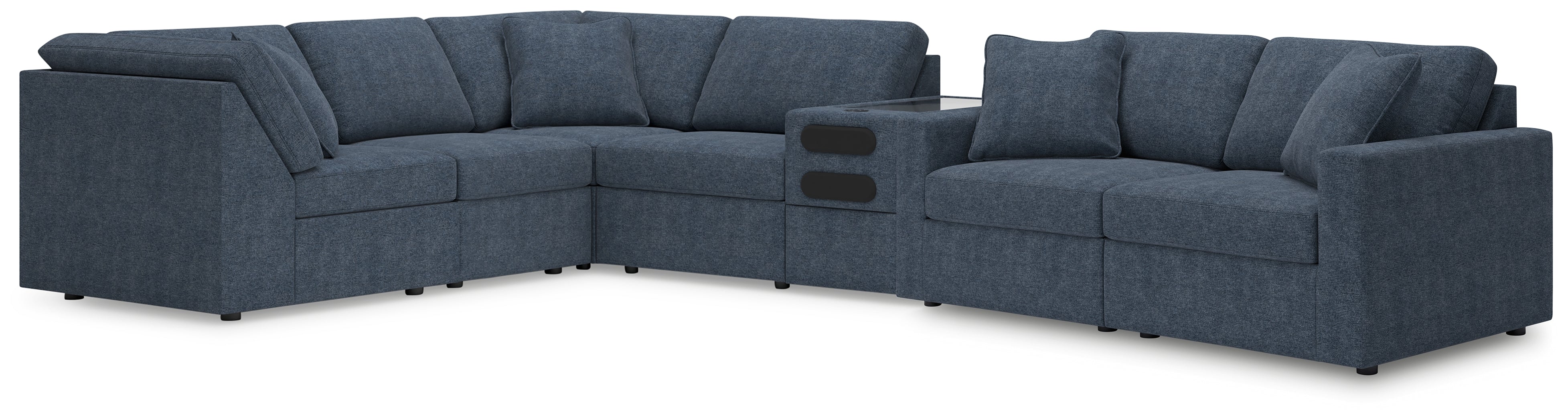 Homestyle Furniture - Ashley Furniture - Modmax 7-Piece Sectional with Audio Console - RAF 7-Piece Sectional with Audio Console - 92121S75