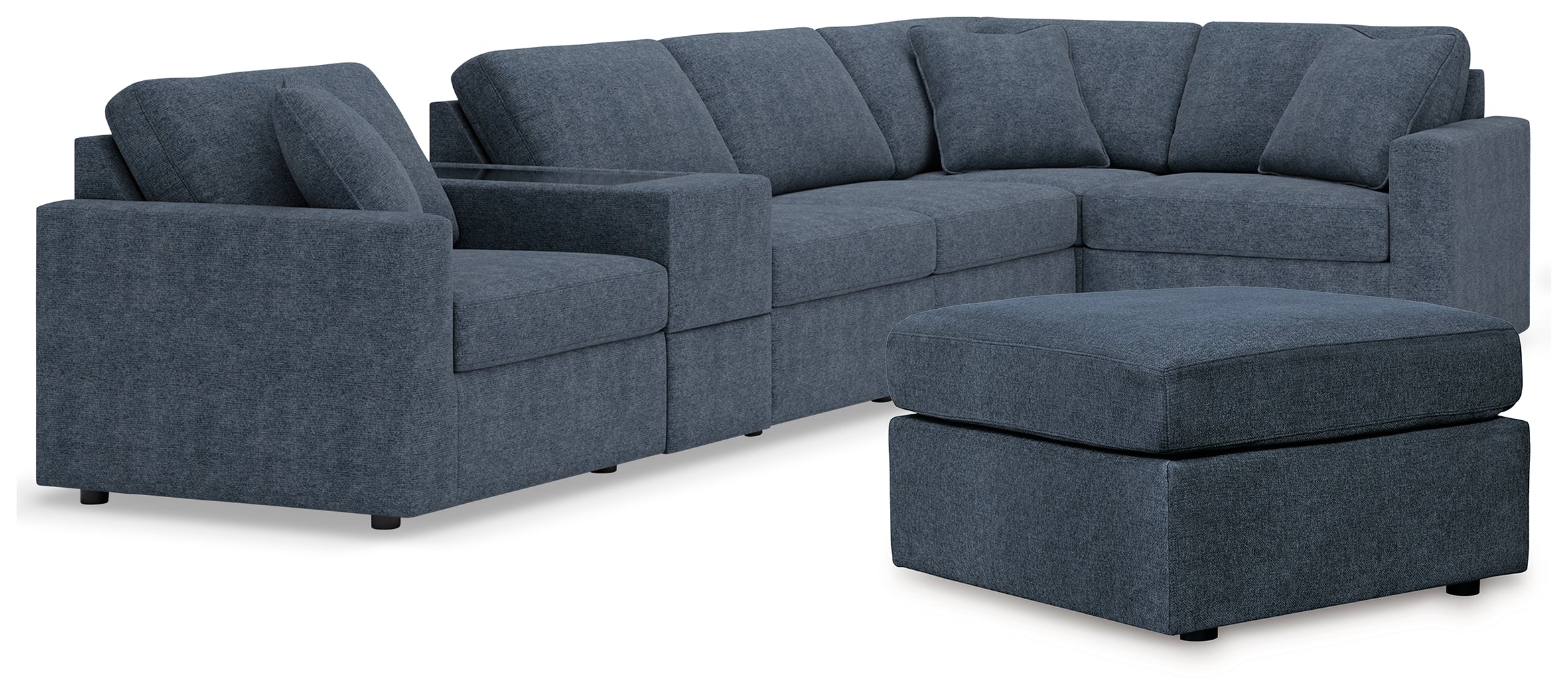 Homestyle Furniture - Ashley Furniture - Modmax 6-Piece Sectional and Ottoman - 6-Piece Sectional and Ottoman / Ink - 92121U16