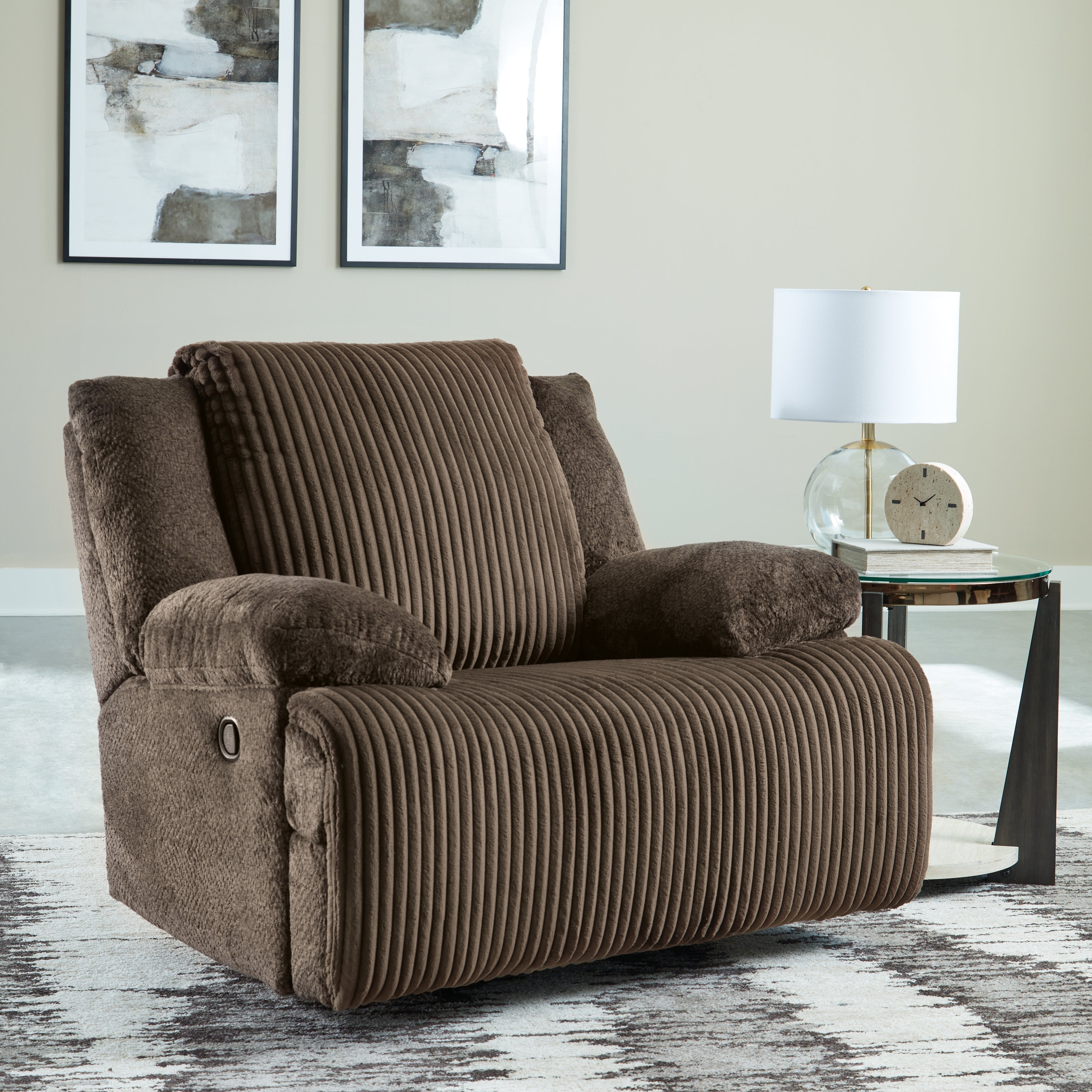 Homestyle Furniture - Ashley Furniture - Top Tier Recliner - Rocker Recliner / Chocolate - 9270525